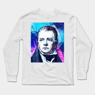 Walter Scott Snowy Portrait | Walter Scott Artwork 5 Long Sleeve T-Shirt